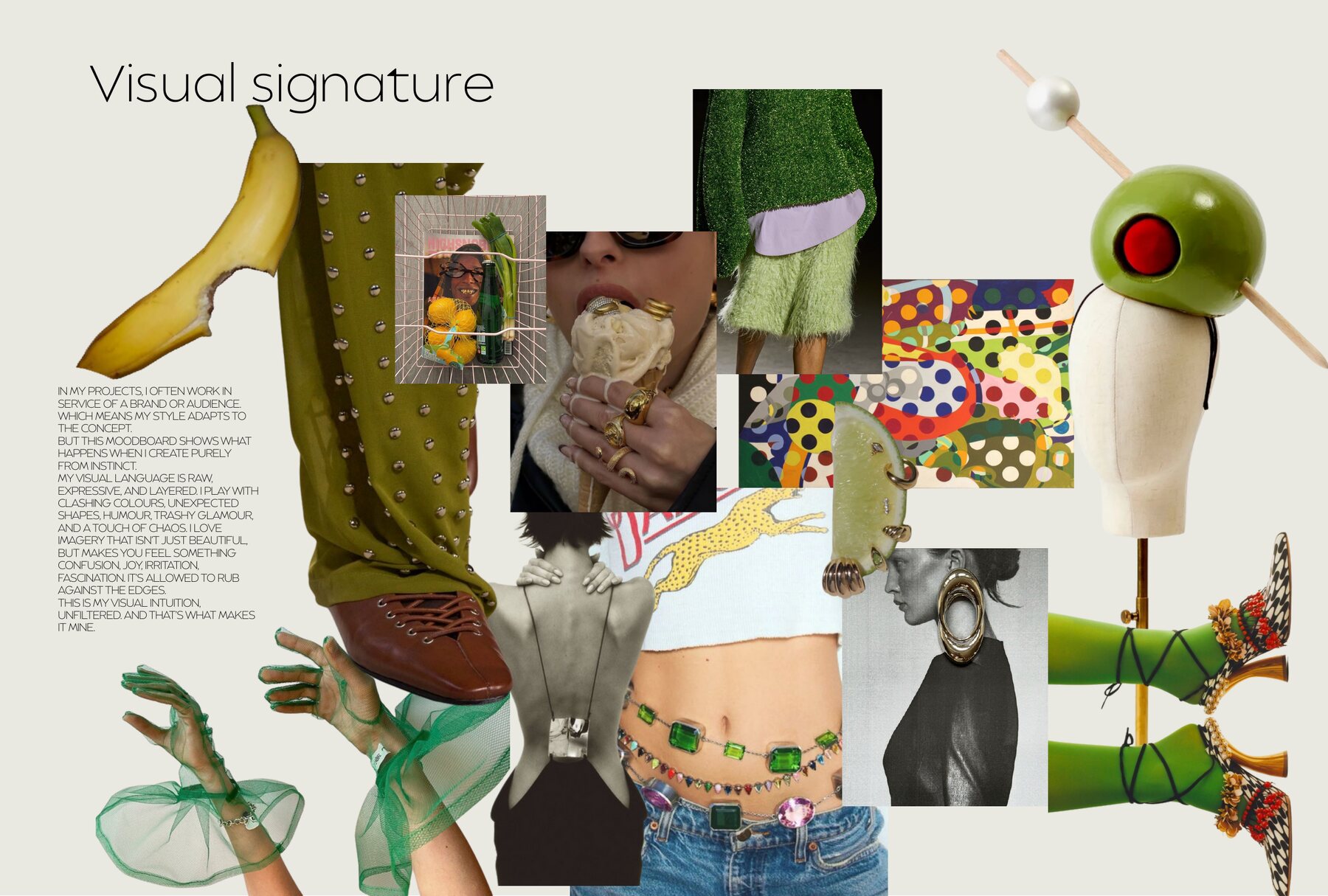 Visual signature moodboard